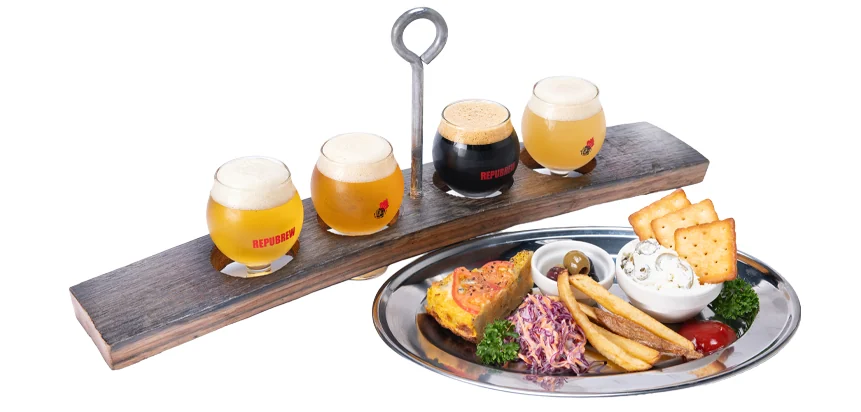常時4種をラインナップする自社醸造クラフトビール